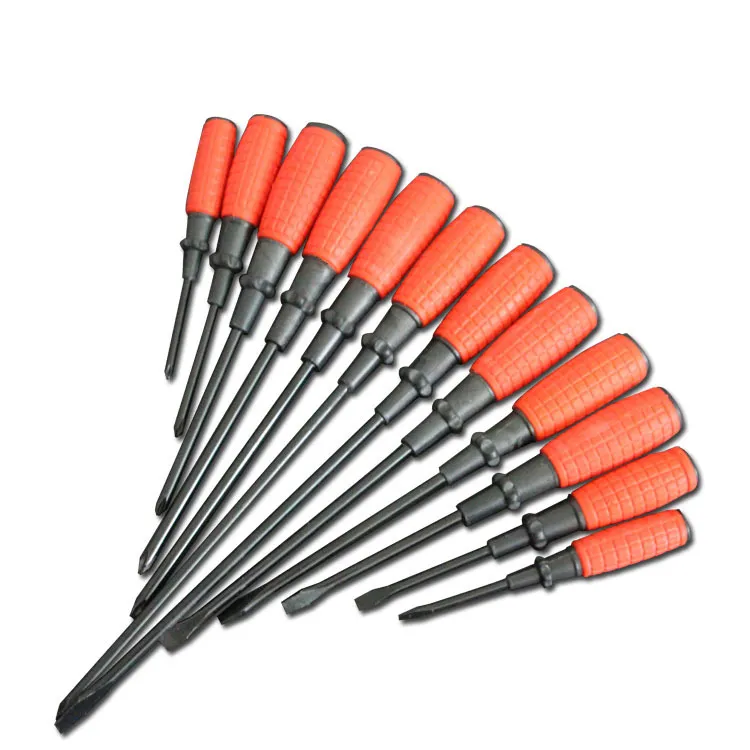 Magnetic Mini Screwdriver Set – Phillips & Slotted (Flathead) Manual Screwdrivers, Small Hand Tool Kit for Hardware Repairs