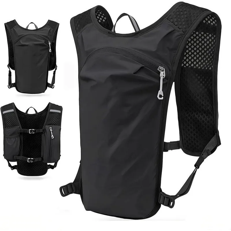 Lightweight Quick-Dry Hydration Backpack – Trail Running & Hiking Backpack with Water Bladder – Marathon, Cycling, Mountaineering, Outdoor Sports Dual-Shoulder Pack
