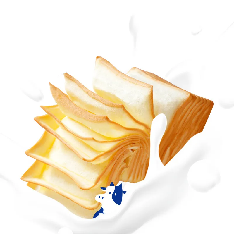 Fresh Milk Thousand-Layer Magic Cube Toast – Soft Pull-Apart Breakfast Bread – Healthy & Nutritious Small Snack, Perfect for Morning or Anytime