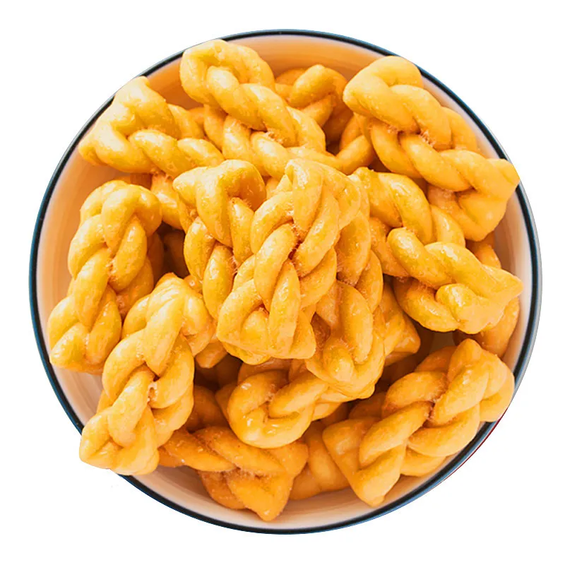 Assorted Flavors Mini Fried Dough Twists – Crunchy Puffed Snack, Leisure Food – Small Crispy Twisted Pastry Bites for Anytime Munching