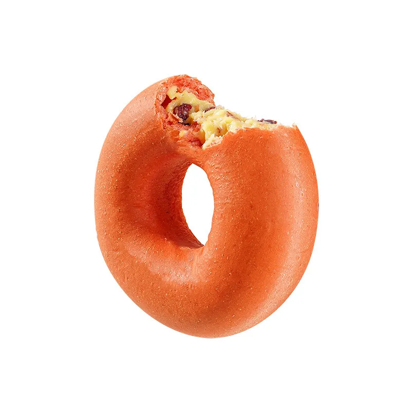 Whole Wheat Stuffed Bagel – Soft European Bread, Filled with Nutritious Fillings – Healthy Breakfast Coarse Grain Bread, Meal Replacement Snack for Students & Dorm