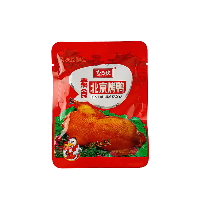 Peking Duck Flavored Spicy Gluten Snack – Vegan Bean Curd Latiao, Mala Spicy Tofu Snack – Large Bag, Chewy & Savory, Perfect Leisure Food