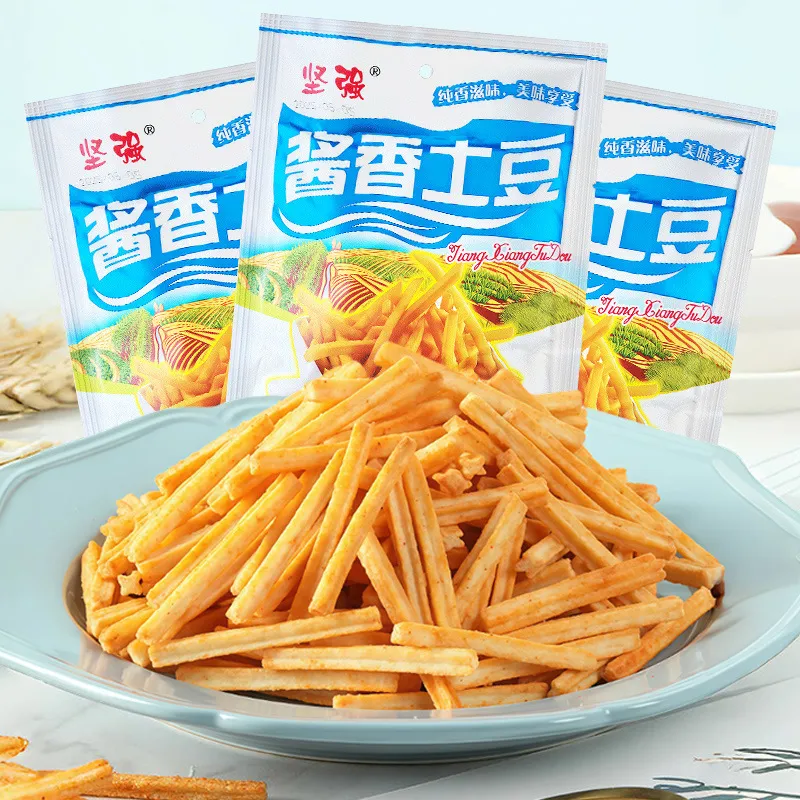 Savory Sauce Potato Sticks – Crispy Puffed Snack, Nostalgic Childhood Flavor – Savory & Crunchy, Perfect Retro Leisure Food