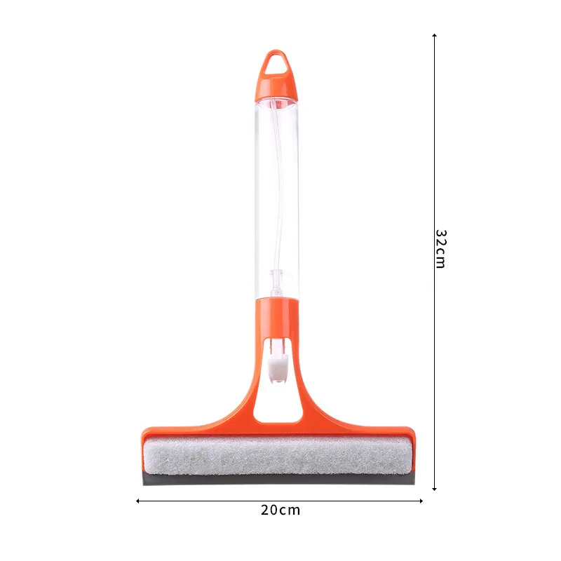3-in-1 Squeegee with Sprayer – Silicone Glass Wiper for Windows, Shower Doors & Mirrors, Streak-Free Cleaning, Multi-Surface All-in-One Tool