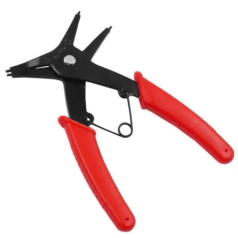 2-in-1 Convertible Snap Ring Pliers – Internal/External Retaining Ring Tool, Heavy Duty Circlip Pliers for Shaft & Bore Rings
