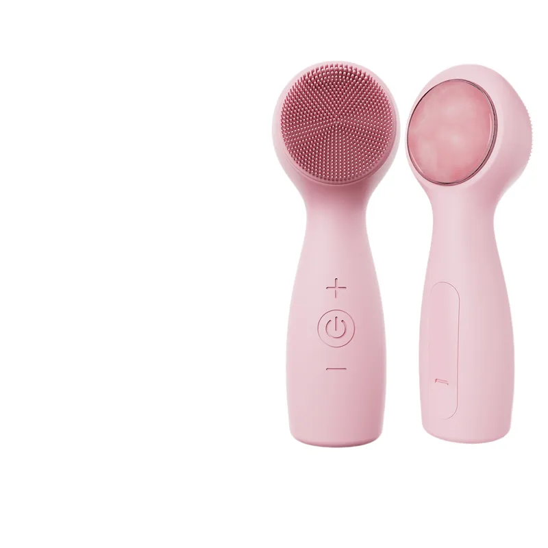 Electric Heating Massager Vibration Facial Cleaning brush