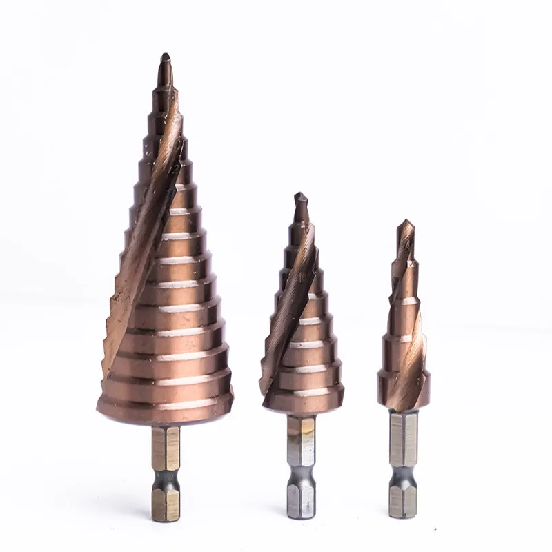 High Hardness Cobalt Step Drill Bit – Multi-Purpose Cone Drill for Stainless Steel, Metal, and Aluminum, Precision Hole Cutter Set