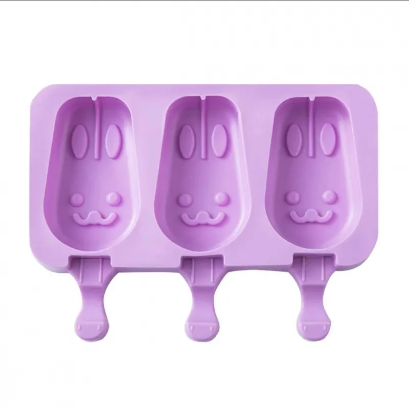 DIY Silicone Popsicle Mold Set – Reusable Ice Cream Bar Maker Tray with 10 Sticks, BPA-Free, Easy Release, for Homemade Frozen Desserts, Juice, Pudding & Yogurt