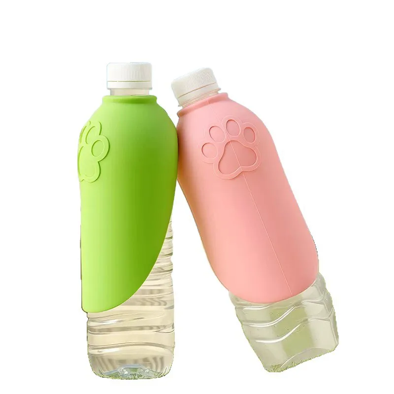 Portable Foldable Dog Water Bottle – Travel Drinking Cup for Pets, Universal Bottle Cap Fits Most Water Bottles, Leak-Proof, Perfect for Walking, Hiking, and Outdoor Trips