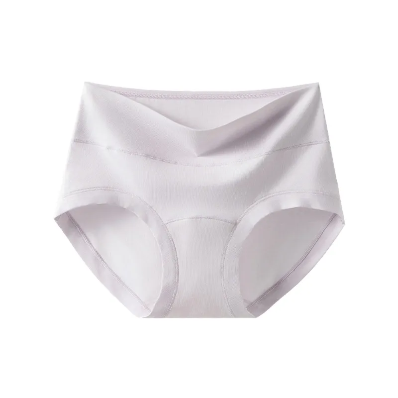 Barely-There Seamless Cotton Briefs for Women — 10A Antibacterial, Breathable, High-Stretch, Extra-Long Gusset, Full-Back Coverage, Triangle Style