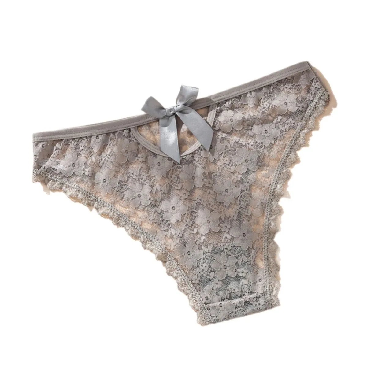 Ladies' Sexy Lace Bowknot Thong Underwear, Minimalist & Sleek, European-American Style G-String