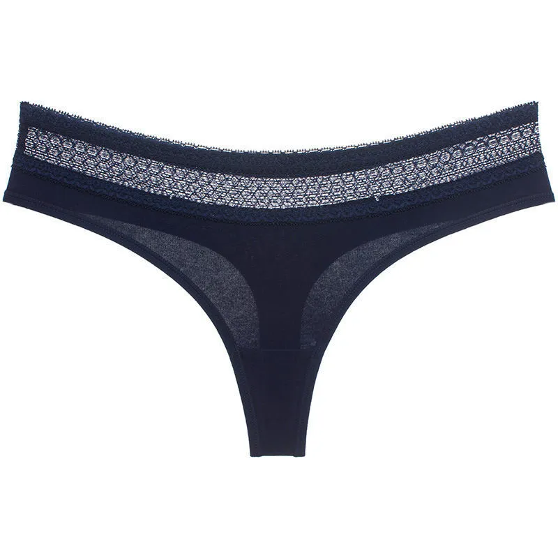 Ladies' Micro Sheer Lace Thong Underwear, Sexy Yoga Fitness Panties, Seductive & Alluring G-String