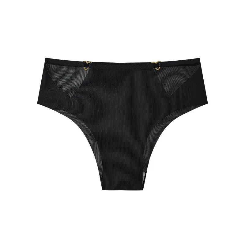 Women's Seamless Triangle Thong with Cut-Outs — One-Piece, Cooling Microfiber, Low-Rise, Sleek & Sexy Design
