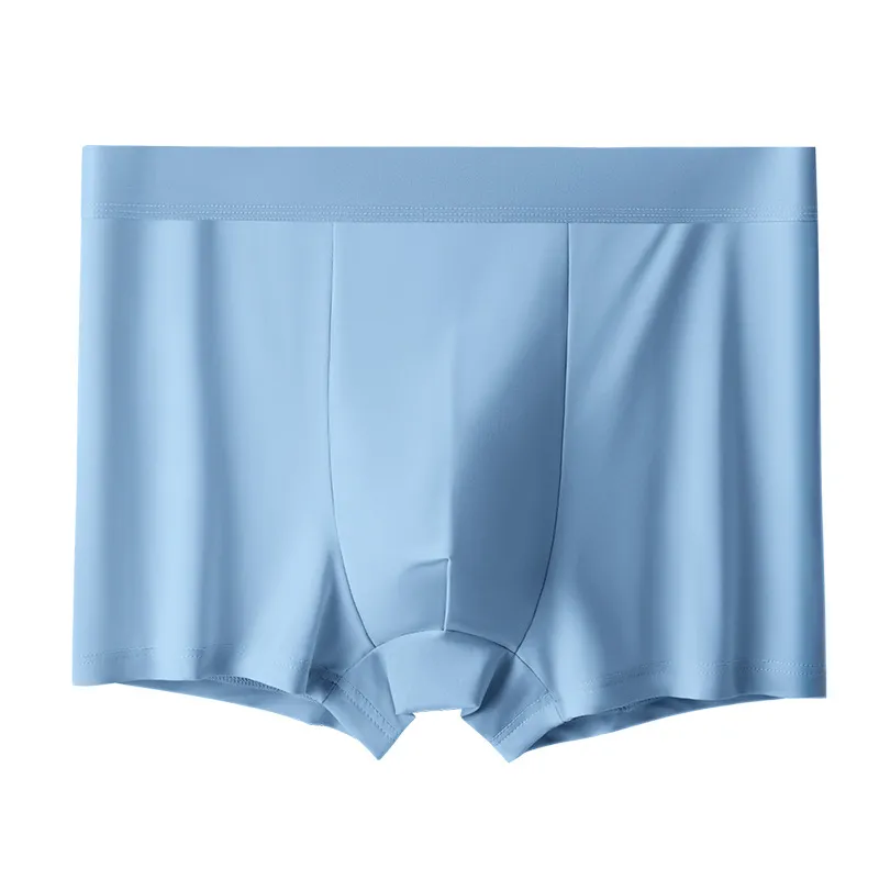 Men's Cooling Performance Boxer Briefs with Moisture-Wicking — Seamless, Antibacterial, Breathable, Solid Colors, Plus Sizes, Great for Active Wear