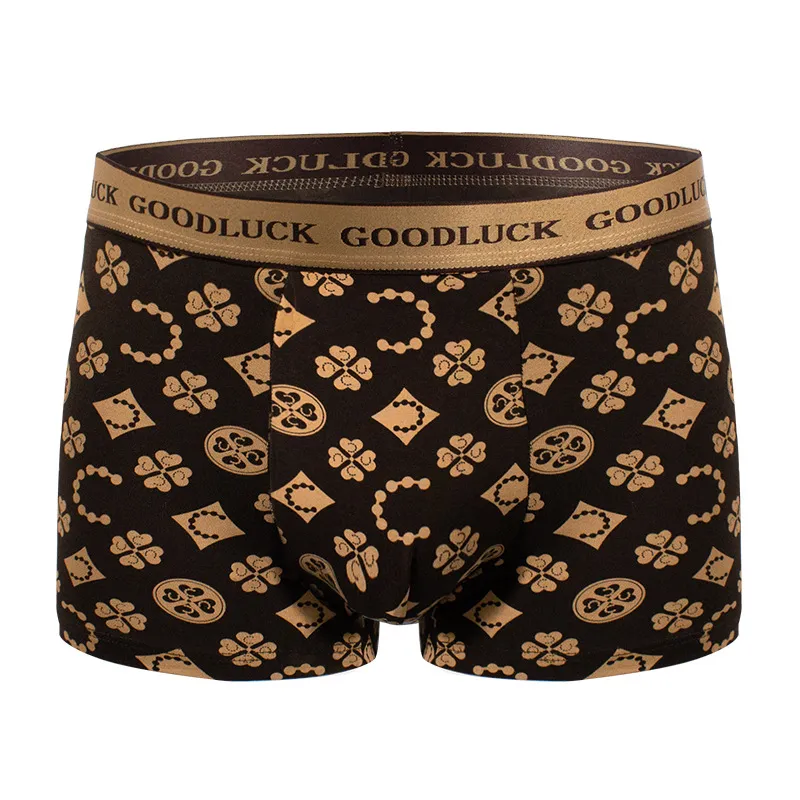 Men's Luxury Cotton Boxer Briefs with Antibacterial Treatment — Breathable, Sporty, Trendy, All-Day Comfort