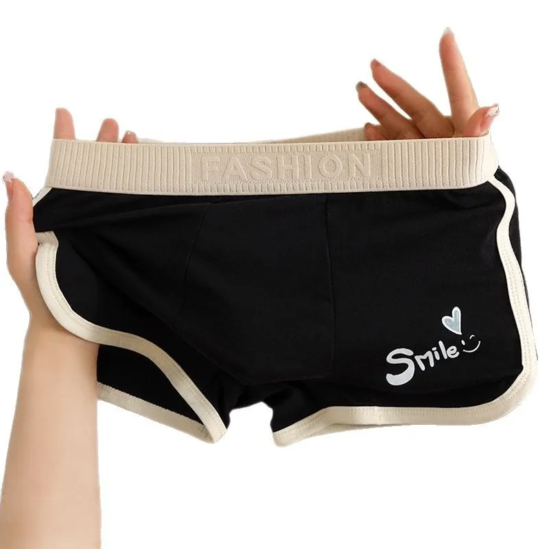 Men's Mid-Rise Cotton Boxer Briefs with Trendy Design — Breathable, Comfortable, Perfect for Teens & Young Men