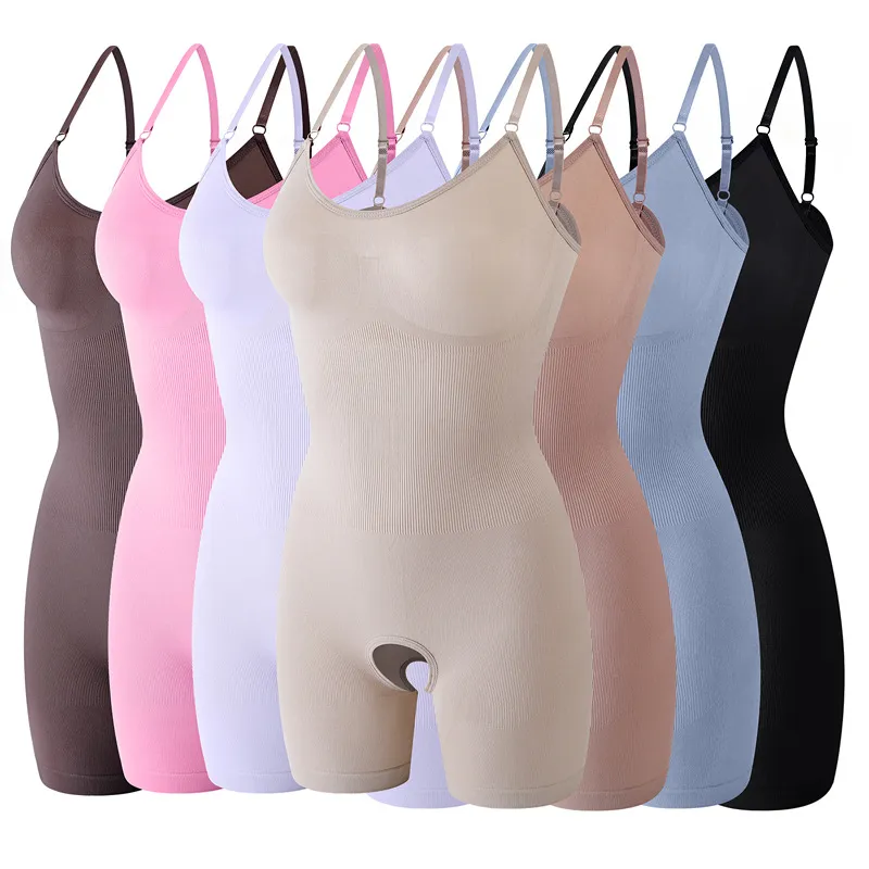 Women's Open-Gusset Bodysuit Shaper with Lift & Control — Butt-Lifting, Tummy & Waist Shaping, Bust Support, Boyshort Style, Firming Fit