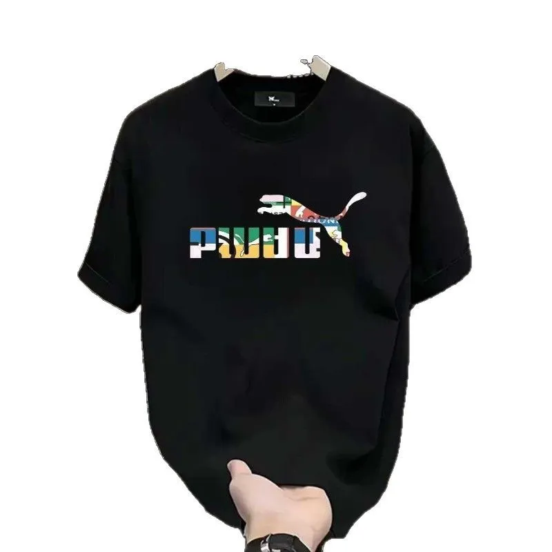 Men's American-Inspired Graphic Tee — Loose-Fit, Breathable, Versatile Summer Casual Top, New Trendy Design