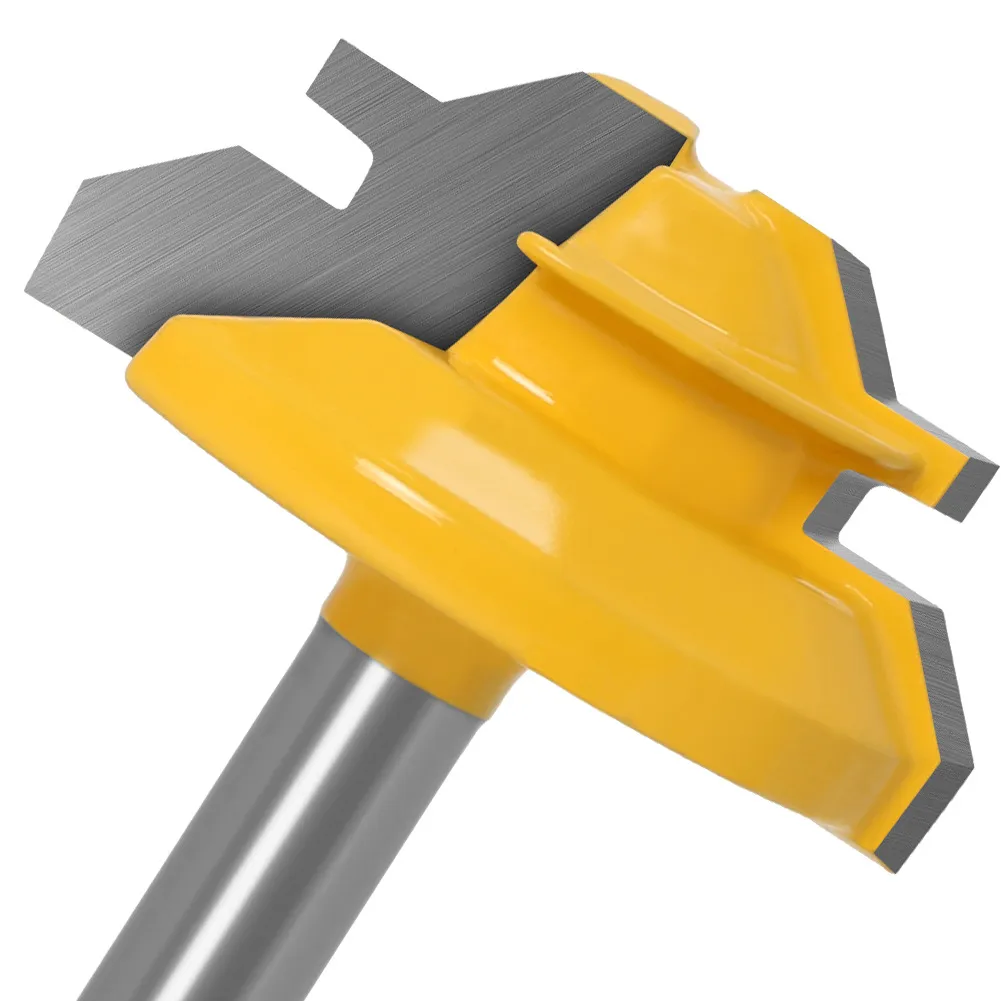 1/2" 1/4" Shank 45° Woodworking Router Bit Set, Joinery Tenon Cutter, Panel Bit, Profile Molding Bit, Square Edge Bit