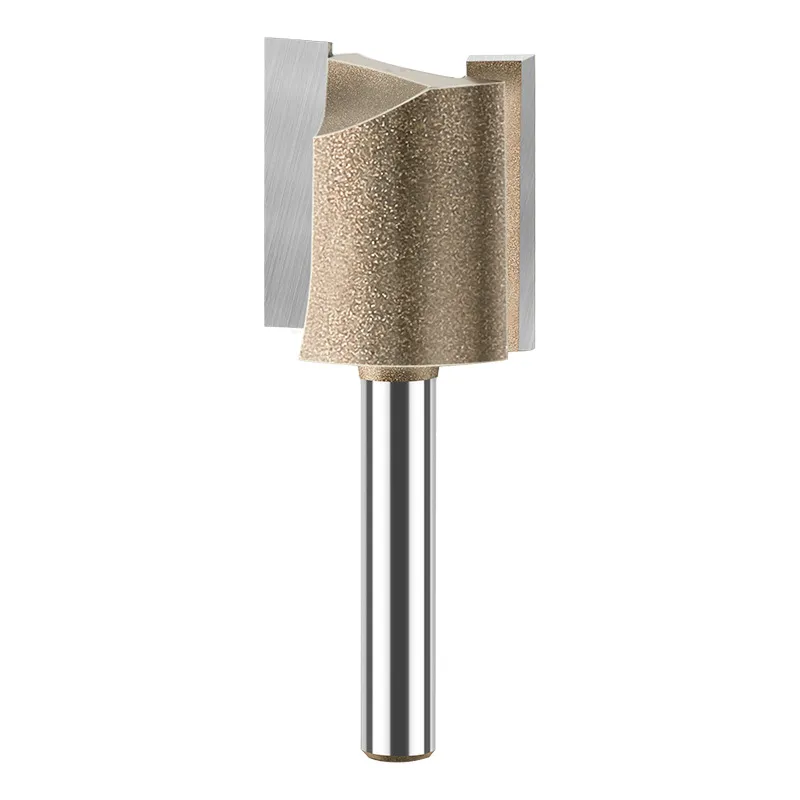 Professional Straight Router Bit with Double Carbide Edges — Slotting & Grooving Cutter for Wood, MDF, and Plastics, Compatible with Trimmers and CNC Routers