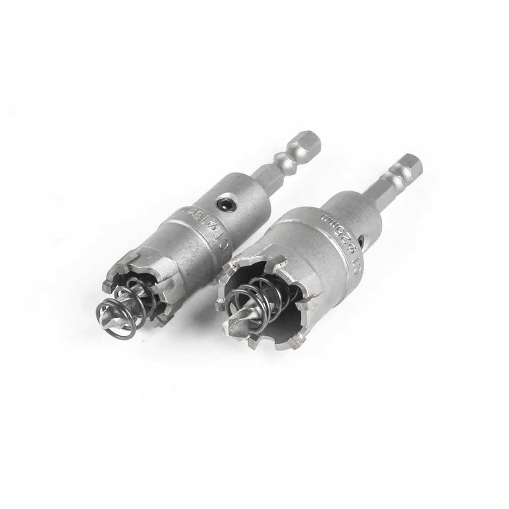 Hex Shank Carbide Hole Cutter – Multi-Purpose for Stainless Steel, Sheet Metal, Iron Plate, Aluminum Alloy, and Concrete