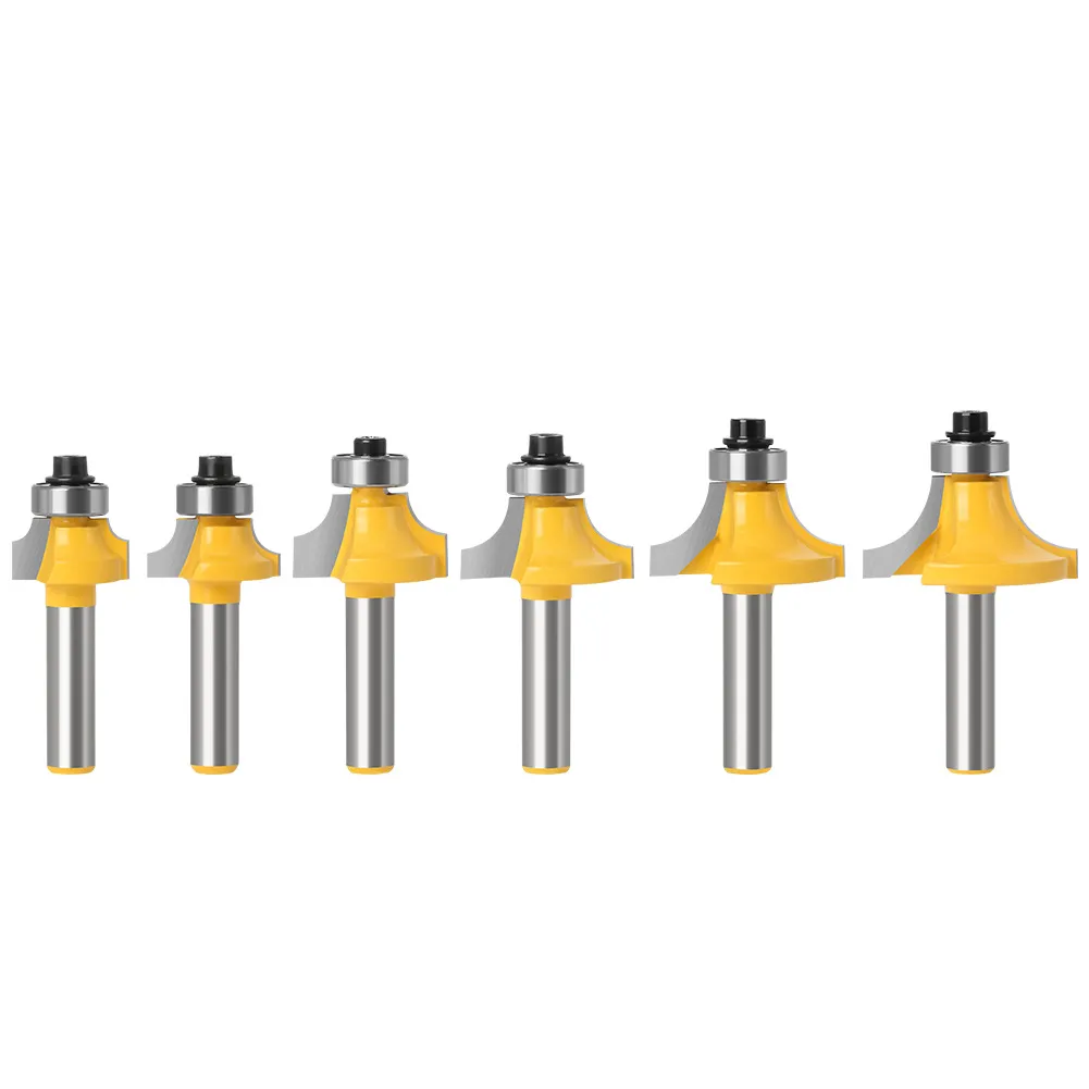 Premium Carbide Corner Radius Router Bit – R-Chamfer / Roundover Cutter for Trim Router