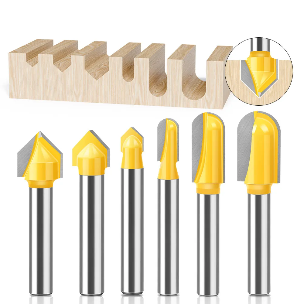 Deep Round Nose Grooving & Corner Profiling Router Bit – Multi‑Purpose Trimmer Cutter for Slotting, Rabbeting, and Edge Chamfering