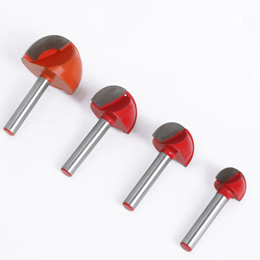 Ball Nose & Round Nose Router Bit Set – Wood Carving Relief, Half-Round Grooving & Decorative Edge Profiling Cutter for CNC