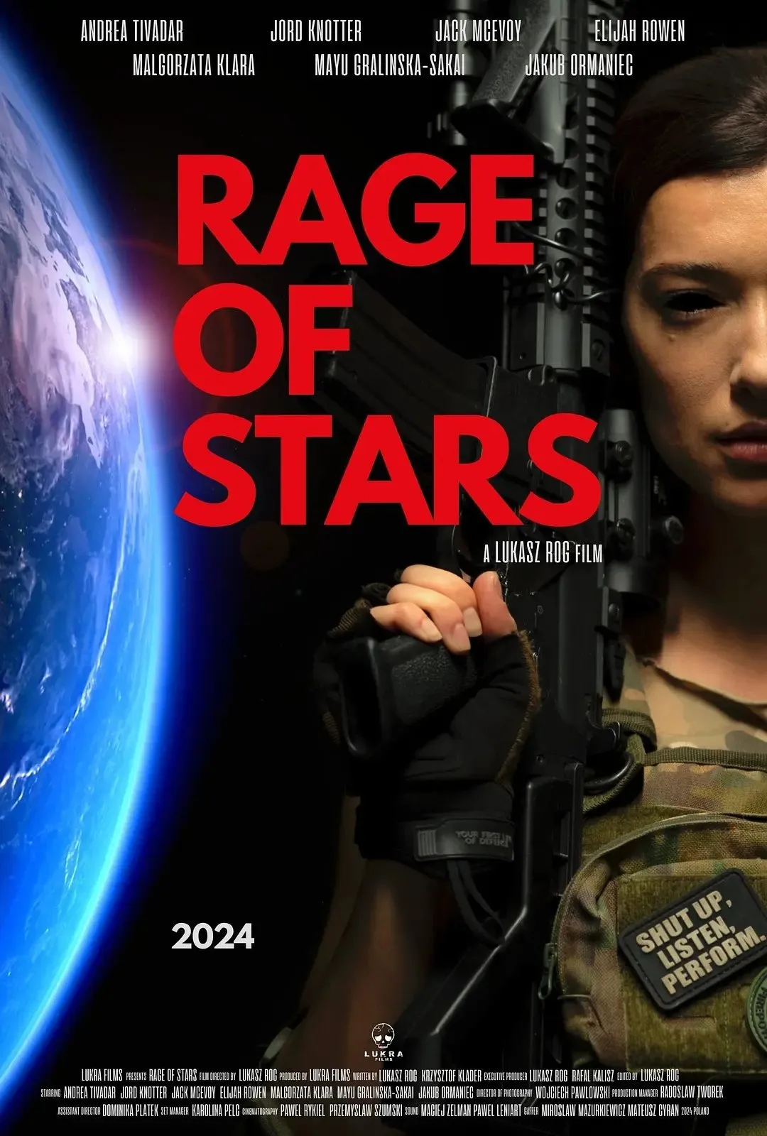 《星辰之怒》是2025年由波兰导演Lukasz Rog执导的科幻动作电影 主演包括杰克 麦克维