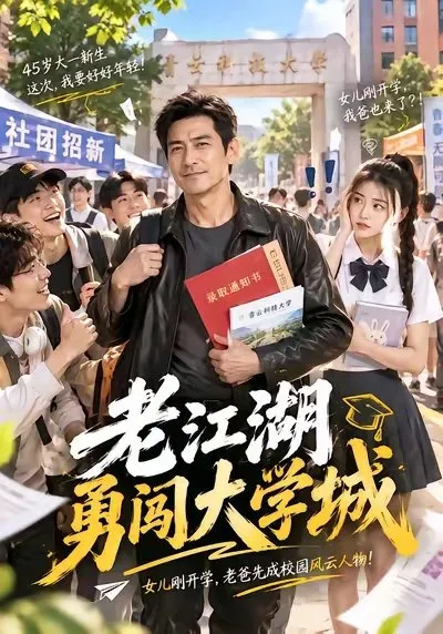 中年沈川和女儿沈宁一同考上同一所大学 父女变校友。入学之际意外激活青春兑换系统 完成各类事件就能获得返春时长与现金奖励。住进大学寝室