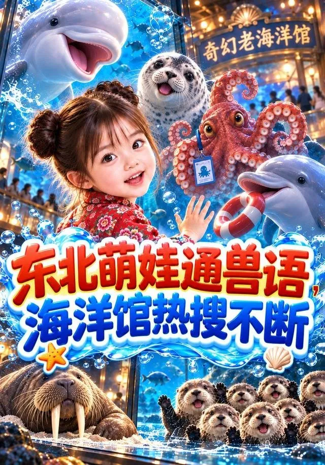八歳の少女 姜泡泡（ジャン・パオパオ）は心が繊細で 海洋動物の行動や感情を観察することに特に長けていた。父親は閉館寸前の老舗水族館を経営しており
